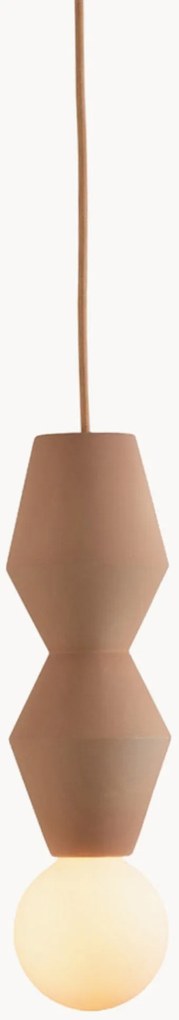 Kleine dimbare hanglamp STUCCO No. 2, handgemaakt