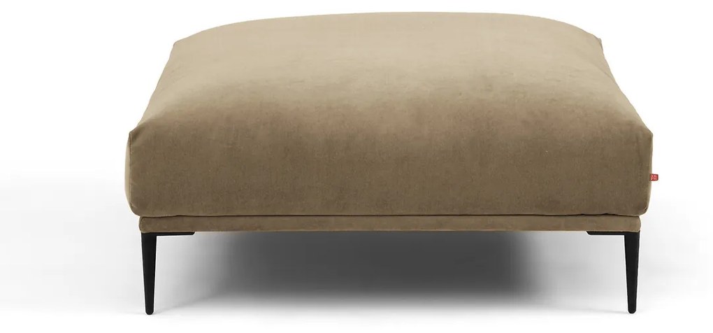 XL fluwelen poef, Oscar, ontwerp Emmanuel Gallina