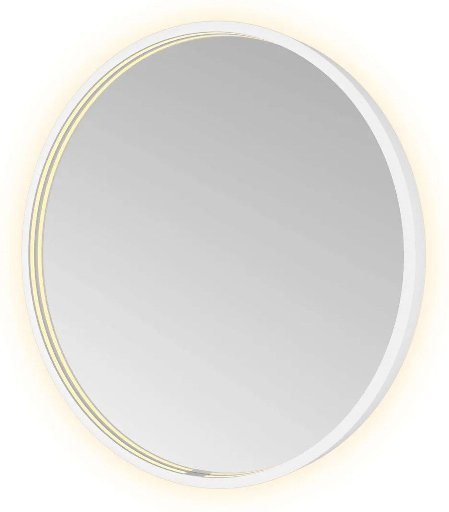 Hotbath &More Round spiegel 60cm wit mat