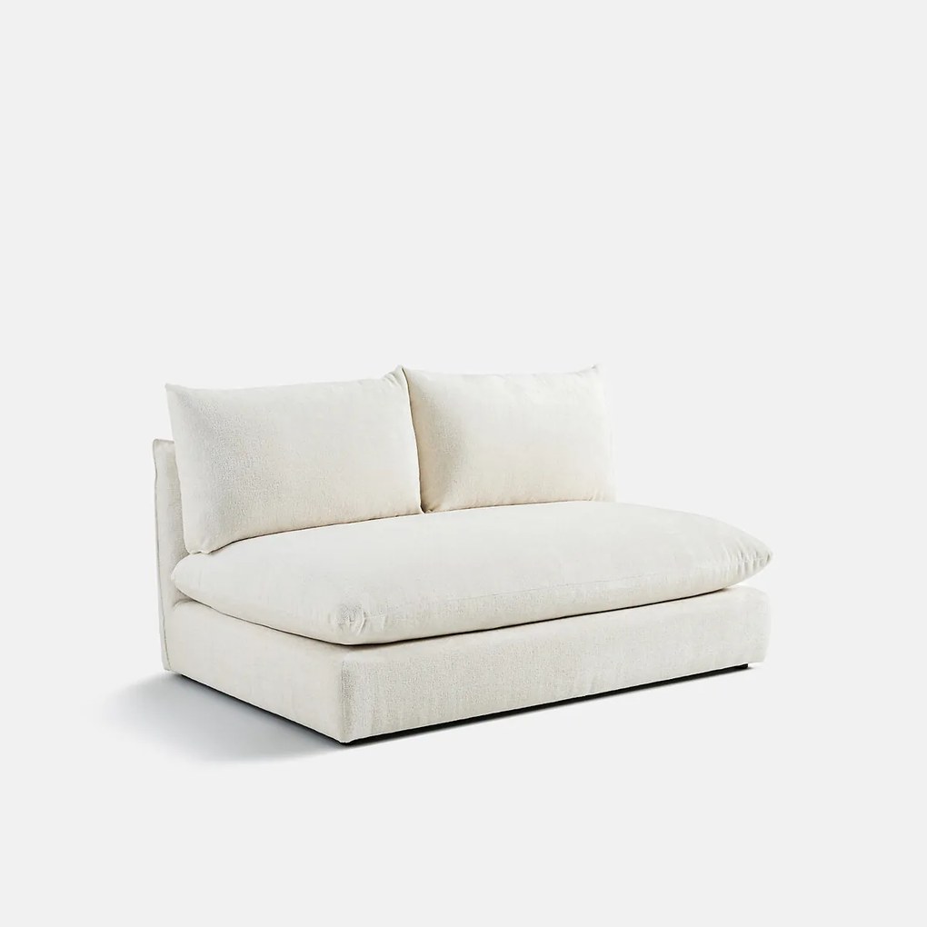 Malo modulaire 2-zits bank met textuurfluweel