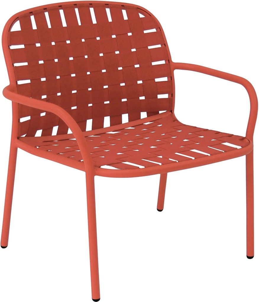 Emu Yard Lounge fauteuil scarlet red/red