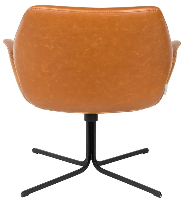 Zuiver Nikki Design Fauteuil Bruin Leer
