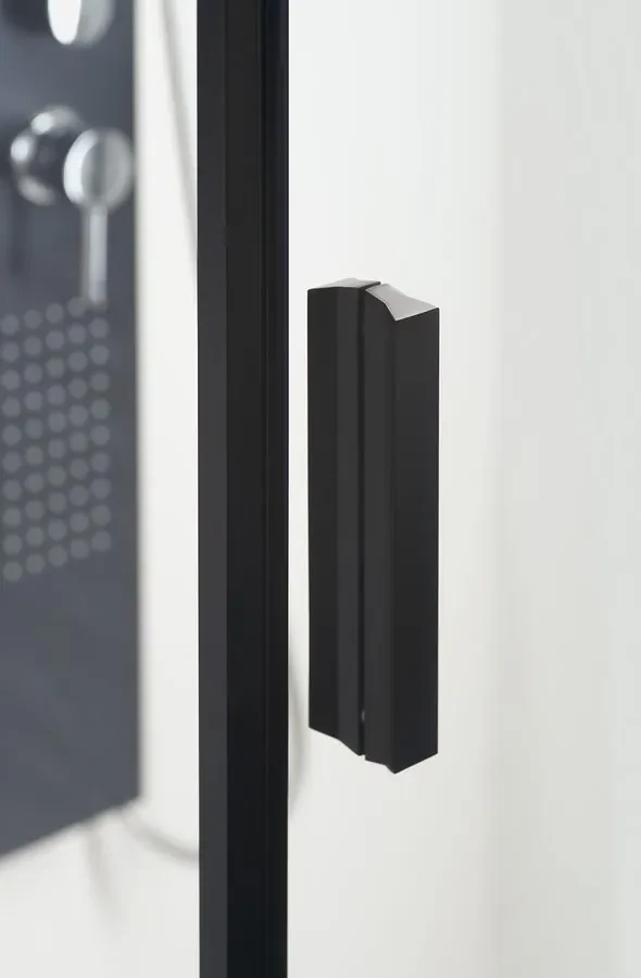 Polysan Zoom Line Black douchedeur 130cm anti-kalk