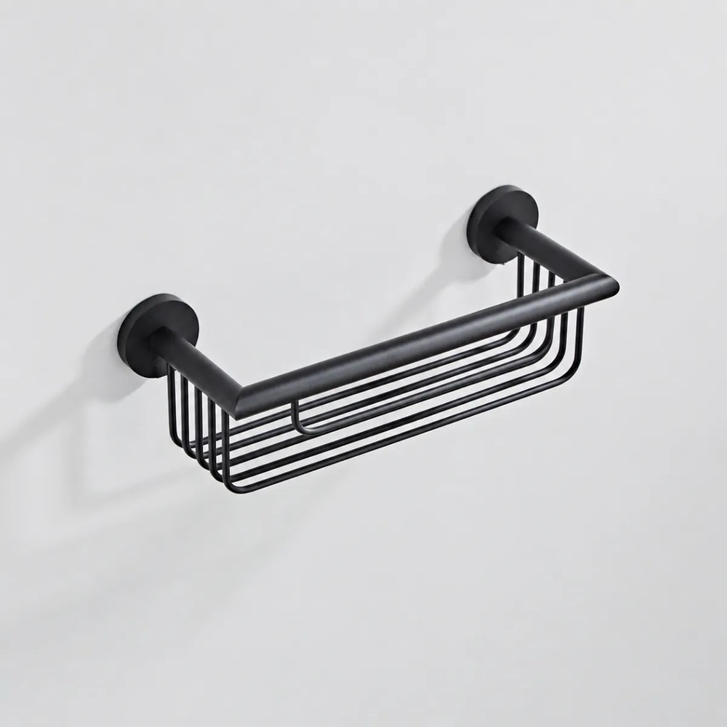 Saniclear Nero badrek / doucherek 30cm mat zwart