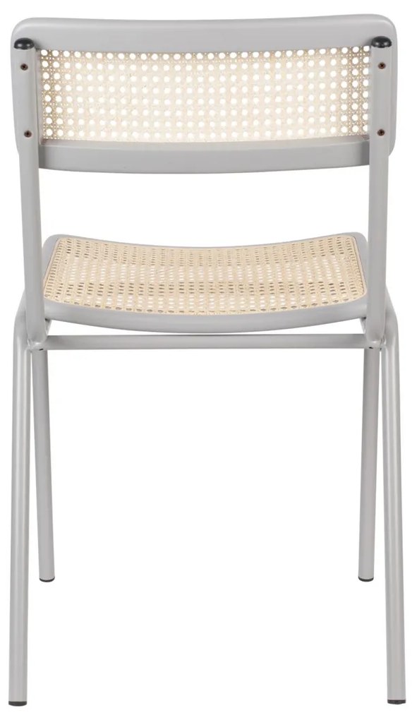Zuiver Jort Webbing Eetkamerstoel Retro Grijs