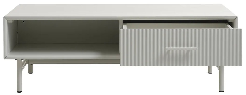 Salontafel Greige Met Opbergruimte - 120 X 60cm.