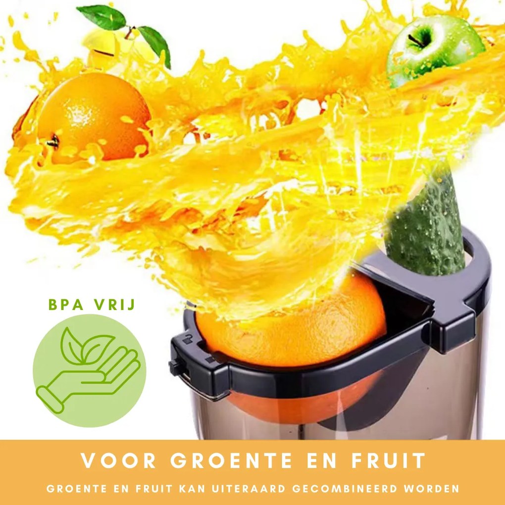 Niceey Slowjuicer - 900ml - Zwart