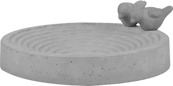 Esschert Design vogelbad beton L - LxBxH: 29x29x8,8cm