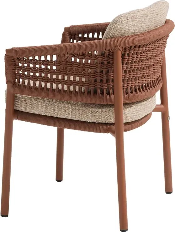 4 Seasons Outdoor Cala tuinstoel Spicy Tuinstoel beige weerbestendig