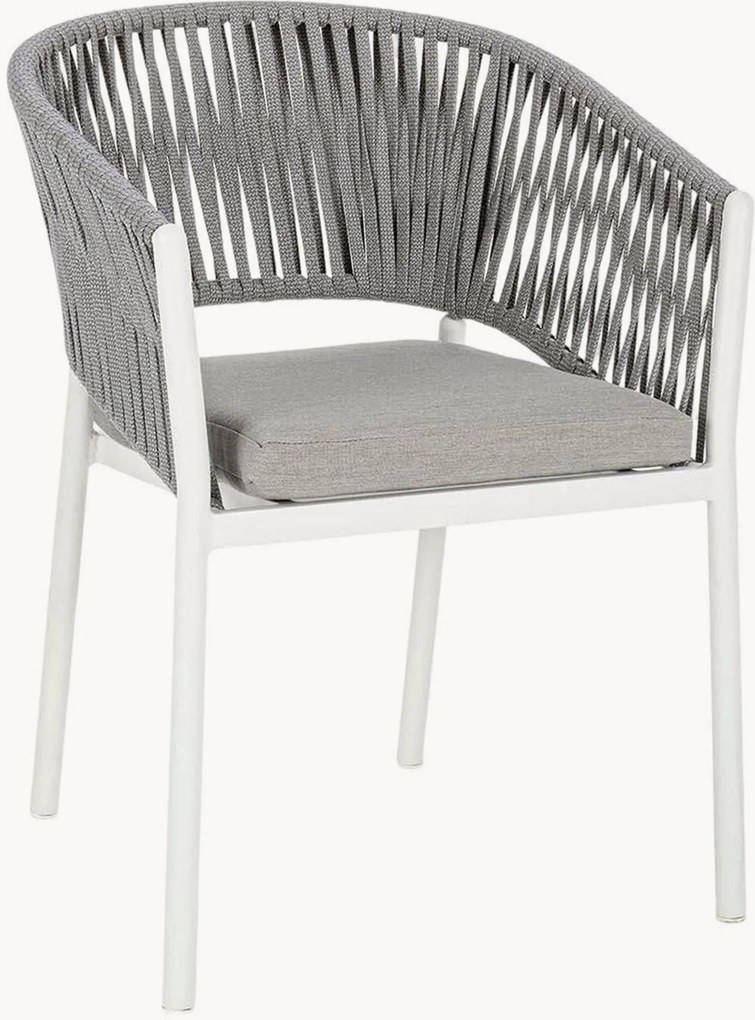 Stapelbare tuinstoelen Florencia met armleuning, 4 stuks