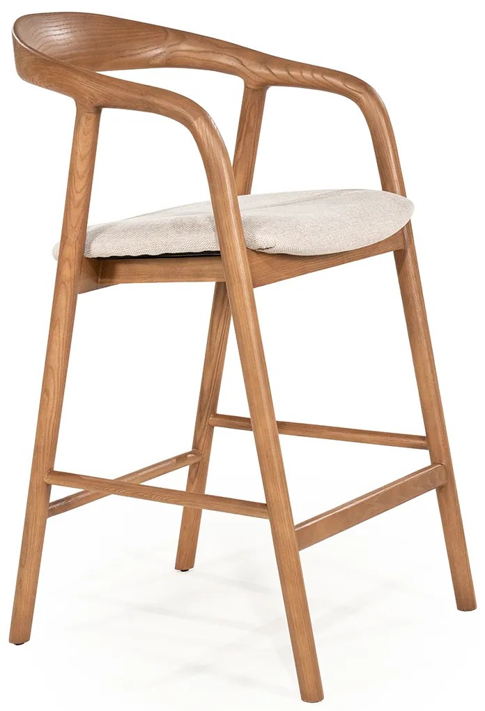 Eleonora Rayven Moderne Barkruk Bruin 94cm