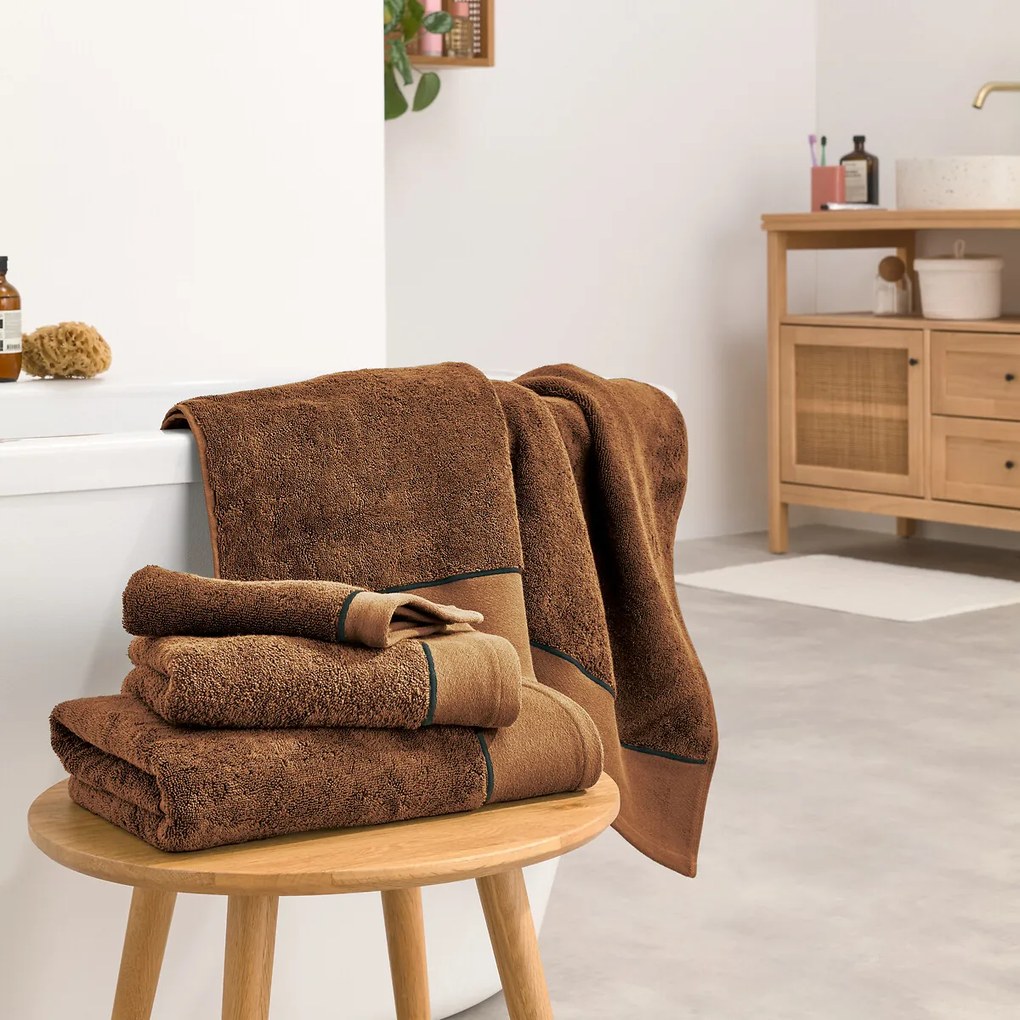 Maxi badlaken in gekamd katoen 675g/m², Victor