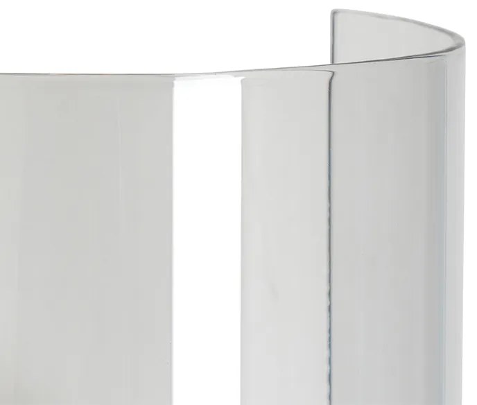 Vintage wandlamp messing met smoke glas - Vidra Modern E27 rond Binnenverlichting Lamp