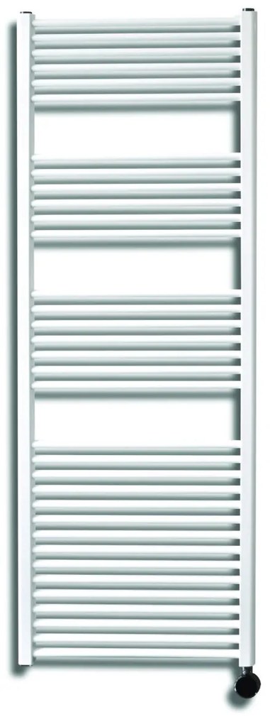 Sanicare elektrische design radiator 60x172cm wit met thermostaat rechts zwart