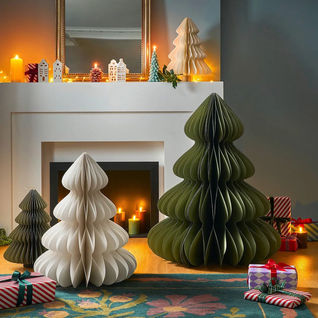 Waskaars, dennenappelvorm, H9,5 cm, Caspar