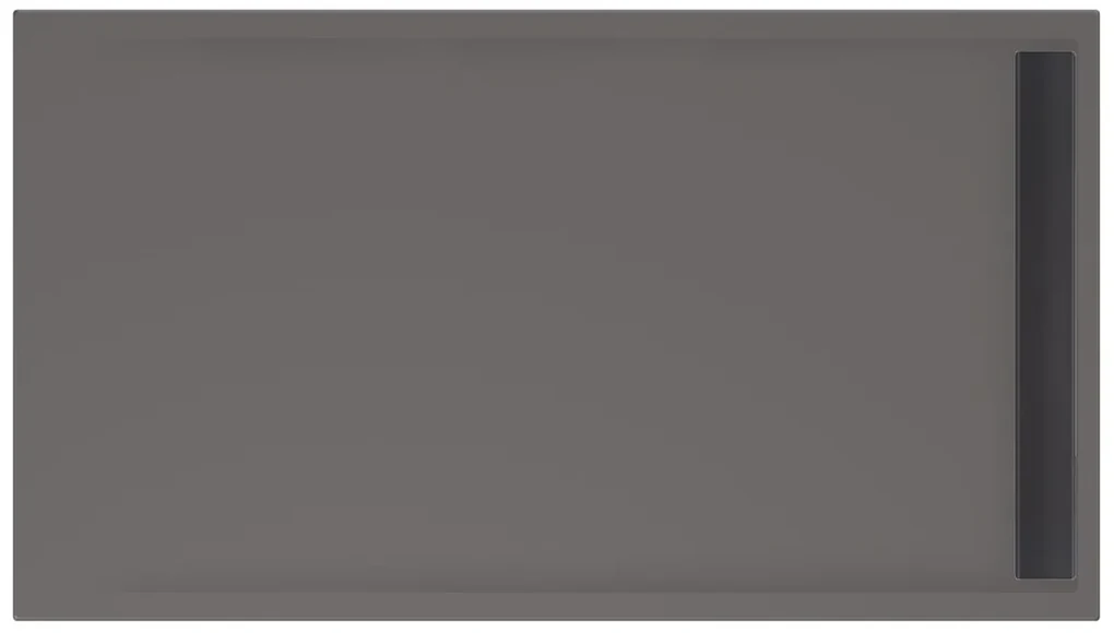 Xenz Easy-Tray douchebak 160x90x5cm antraciet