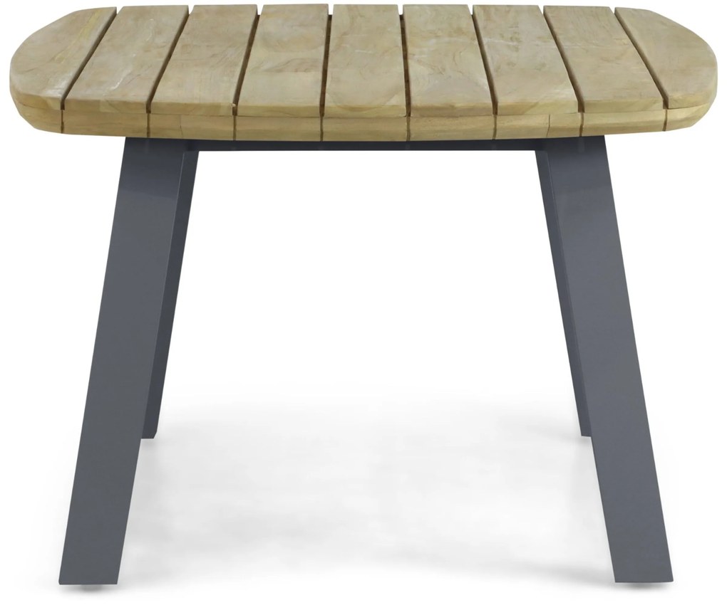 Lifestyle Garden Furniture Falcon/Glasgow Dining Tuinset X Aluminium/Teak Grijs
