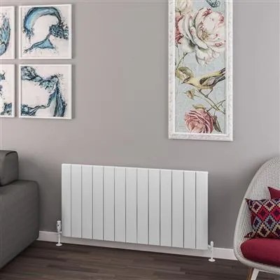 Eastbrook Withington radiator 125x60cm aluminium 1270W wit mat