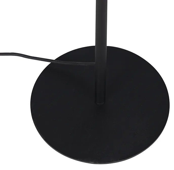 Moderne buiten vloerlamp zwart - Virginia