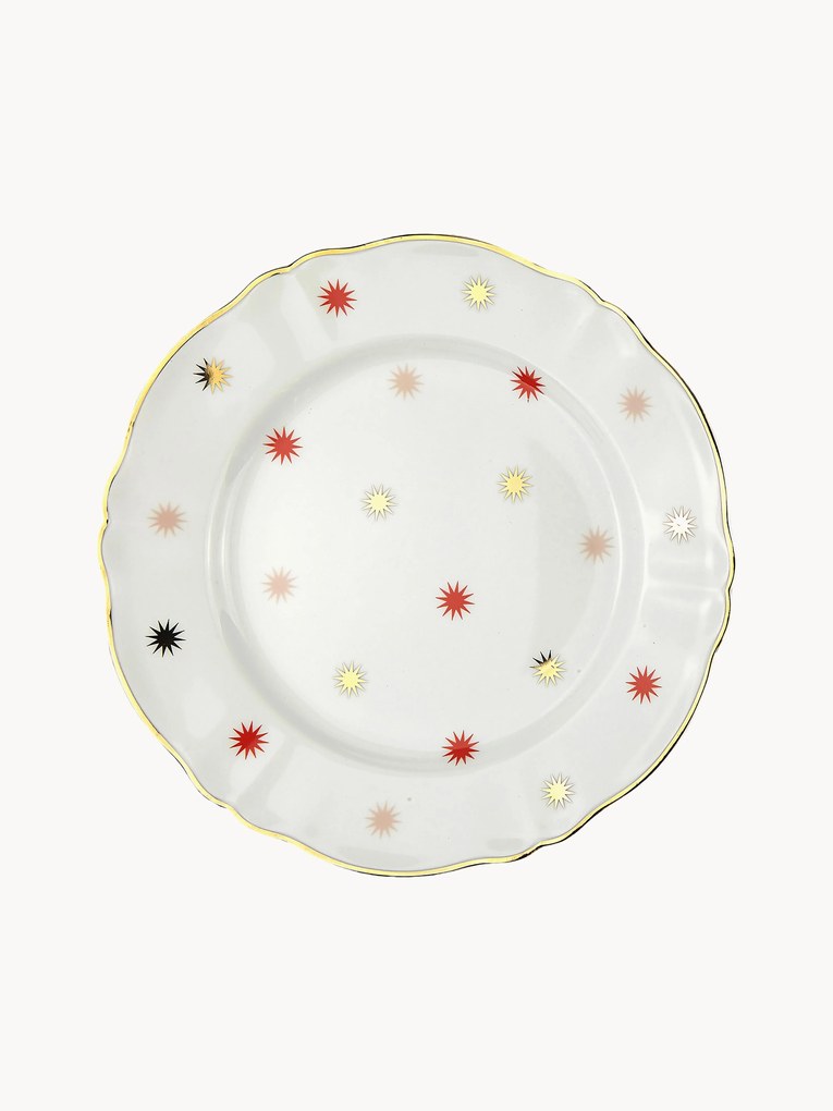 Handgemaakt dinerbord Abracadabra van porselein
