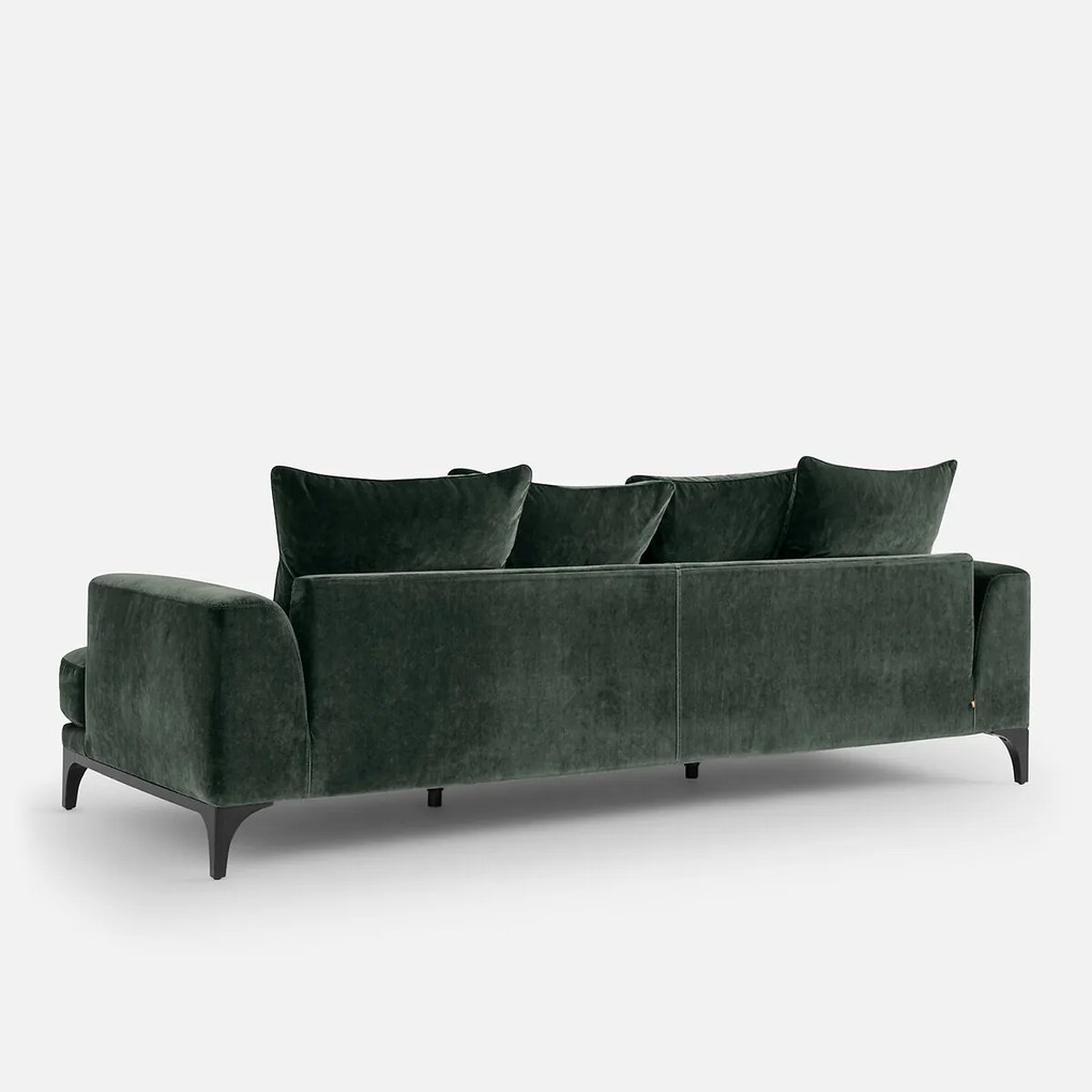 Bank, 3- of 4-zits, fluweel, ARMENTO