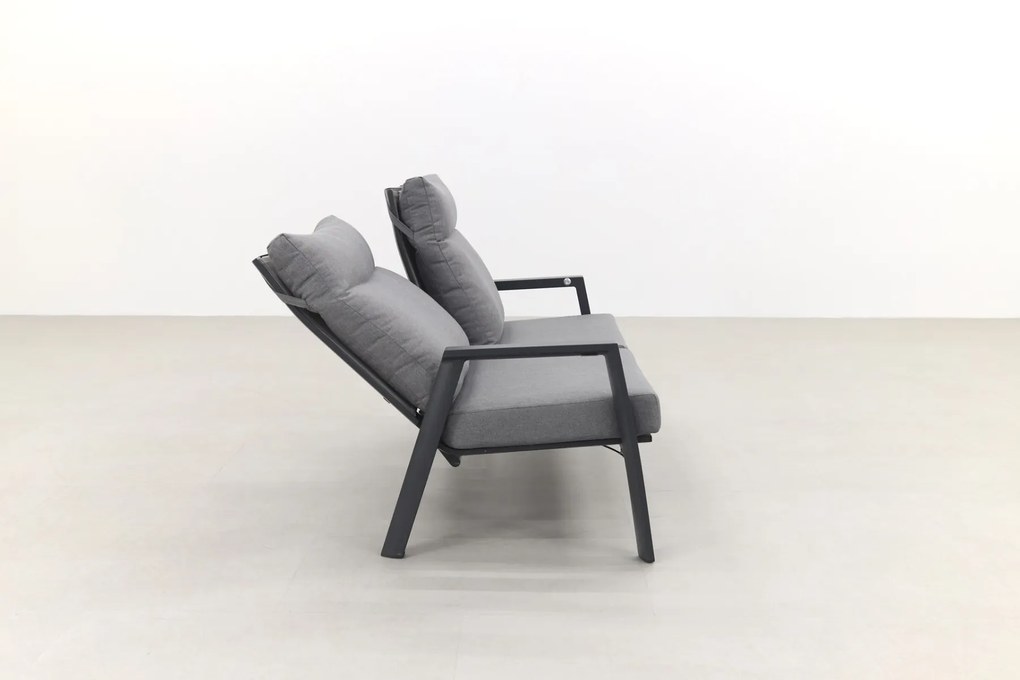 Azoren 2-zitsbank verstelbaar - Antraciet OP=OP