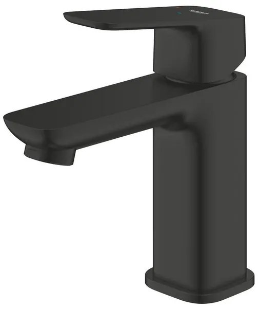 Grohe Cubeo Wastafelmengkraan - S-size - uitloop 10.6cm - opbouw - zwart mat 1017322430