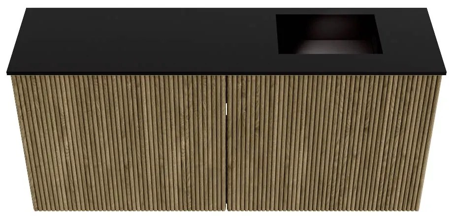 Mondiaz Joya 90cm toiletmeubel dusk met wastafel faye rechts zonder kraangat urban