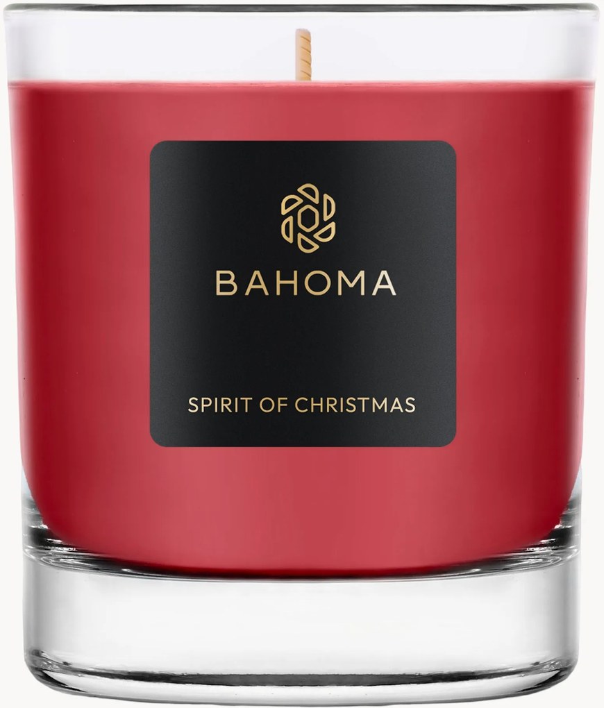 Handgemaakte geurka Kaars Sprit of Christmas (cassis, kruidnagel & amber)