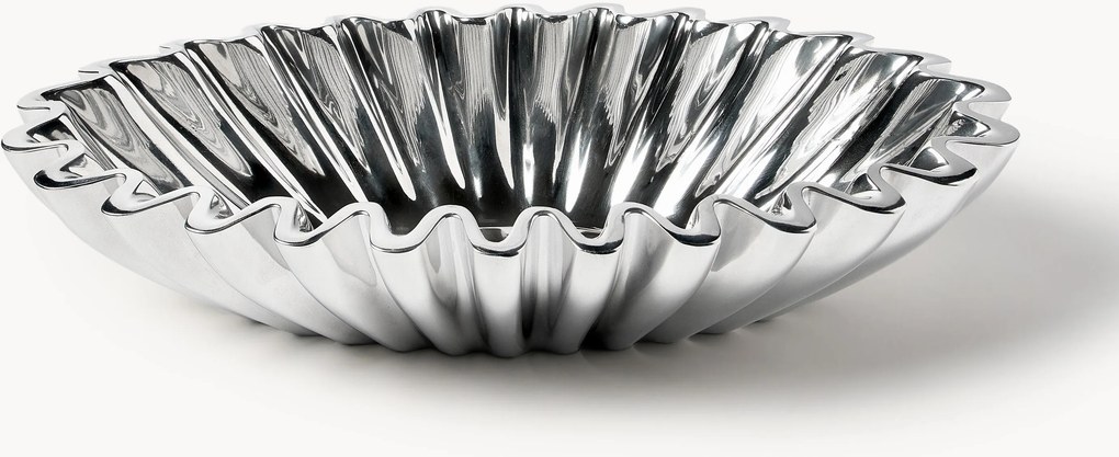 Ovale decoratieve schaal Santorini van metaal, B 35 cm