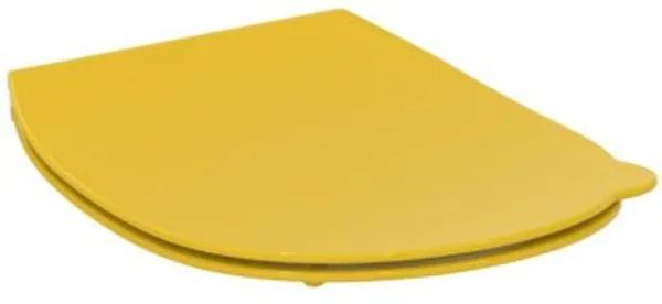 Ideal Standard Contour 21 closetzitting met deksel voor kinderclosetpot + kinderwandcloset 7 11 jaar geel S453679
