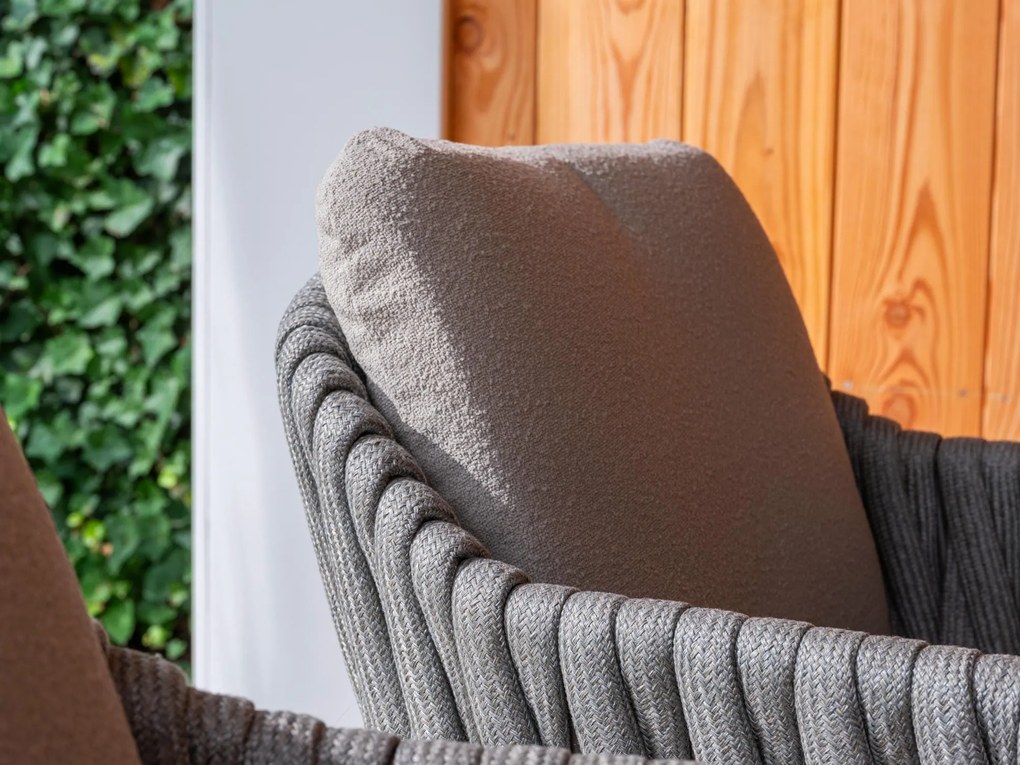 Taste by 4 Seasons Cannes high dining chair terre SALE Tuinstoel bruin weerbestendig