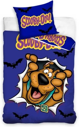Dekbedovertrek Scooby-Doo blauw 140 x 200 cm