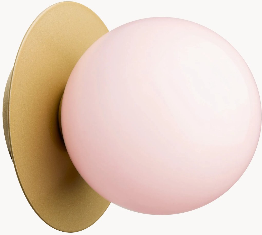Mondgeblazen wandlamp Lilia