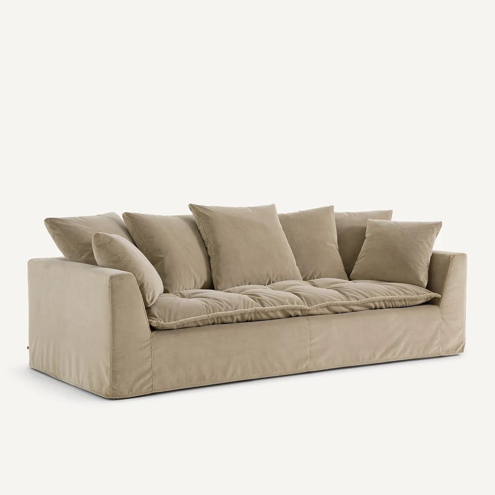 Zetel van stonewashed fluweel, OTAVIA