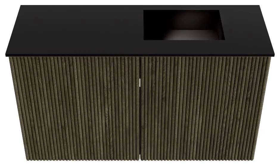 Mondiaz Joya 70cm toiletmeubel shadow met wastafel faye rechts zonder kraangat urban