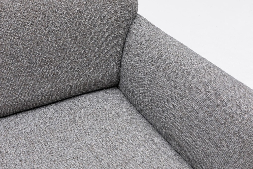 Hoekbank Eddy links bouclé | Atelier Del Sofa