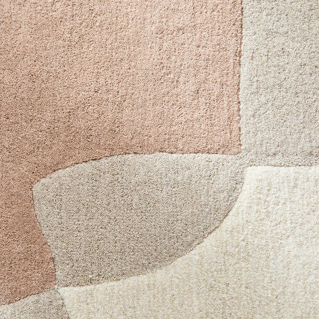 Tapiit in lyocell en wol, handgemaakt, Caldera