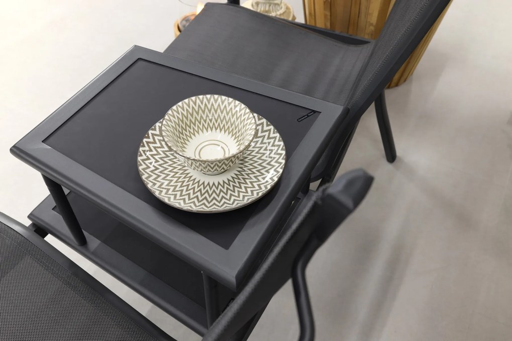 Tete-a-Tete aluminium tuinbank Felix - Antraciet