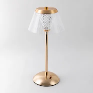 Draadloze Led-tafellamp Van Ijzer En Acryl Tinyent Roségoud - Sklum