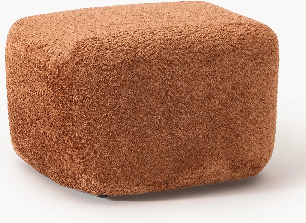 Voetenbank Wolke van teddy-bouclé