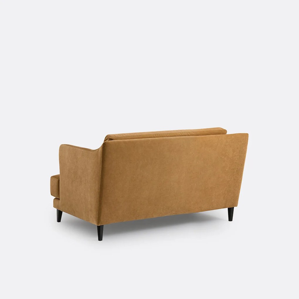 Compacte 2-zitsbank, fluweel, Monza