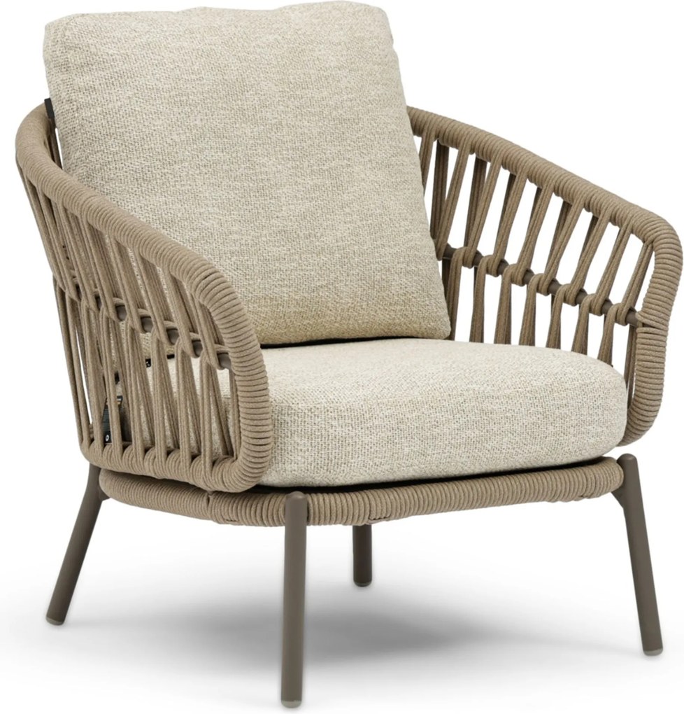Stoel en Bank Loungeset 5 personen Rope Zand/Beige  Coco Viento/Cayora