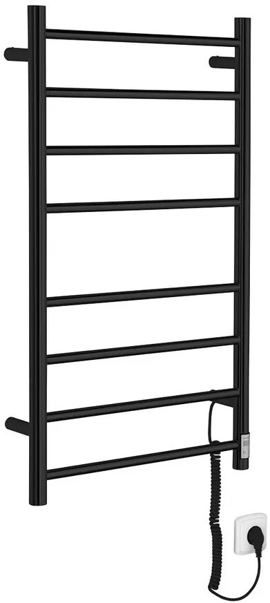 Sapho Redondo elektrische radiator 50x90cm 75W zwart mat