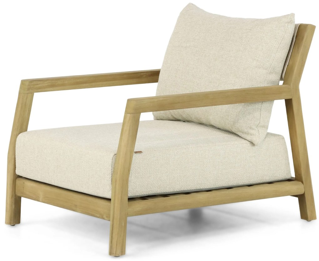Tuinstoel Teak Old teak greywash Santika Suka