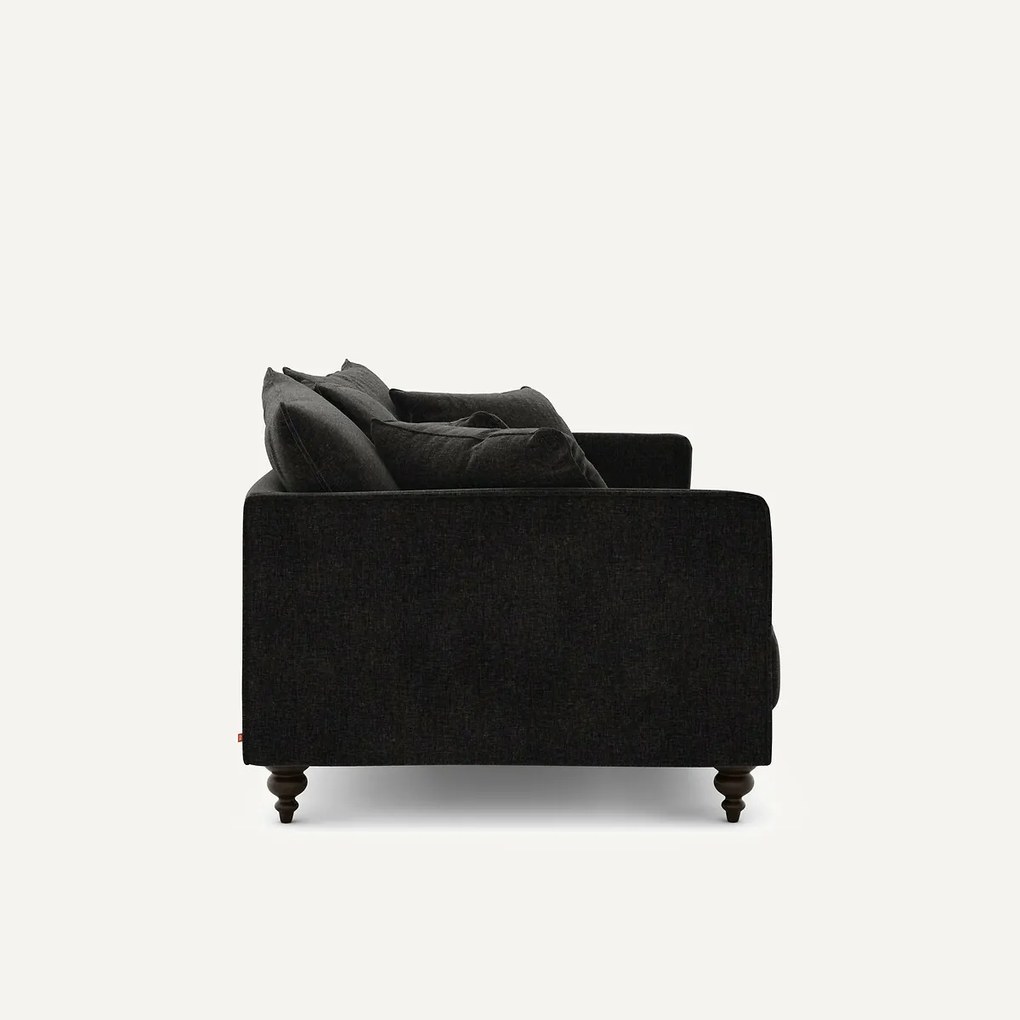 Compacte fluwelen chenille bank, Lazare