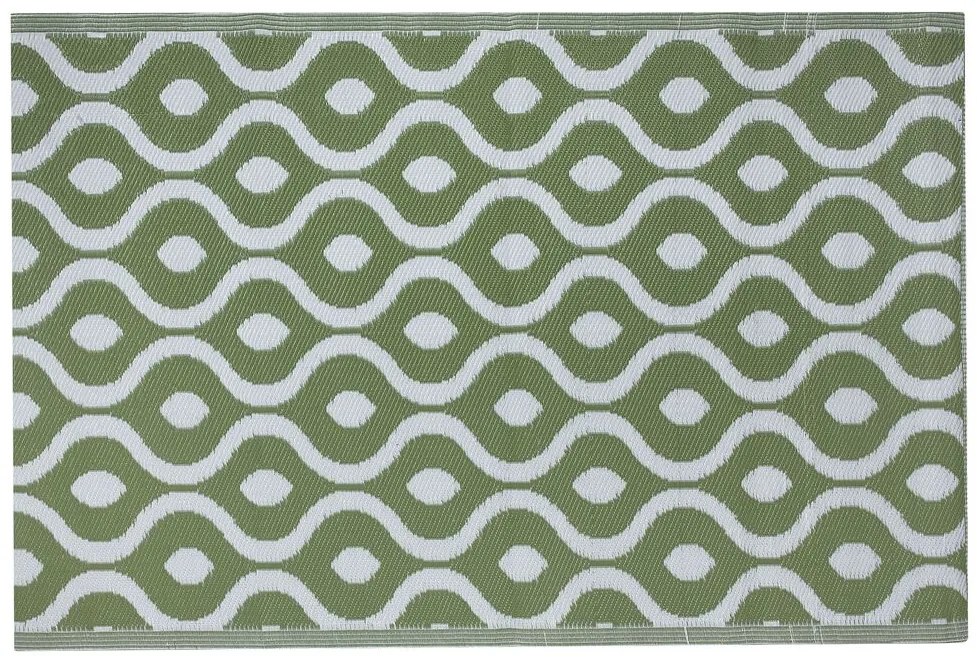 Outdoor tapijt groen 120x180 cm PUNE Beliani