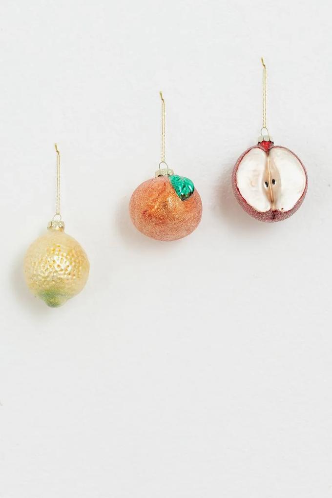 Fruit ornamenten set 3 stuks