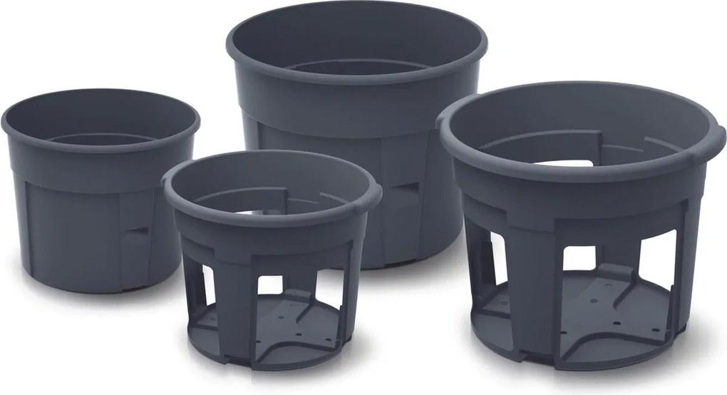 Prosperplast Potato Grower Aardappelkweekbak - Antraciet - 28 Liter - 39 x 39 cm