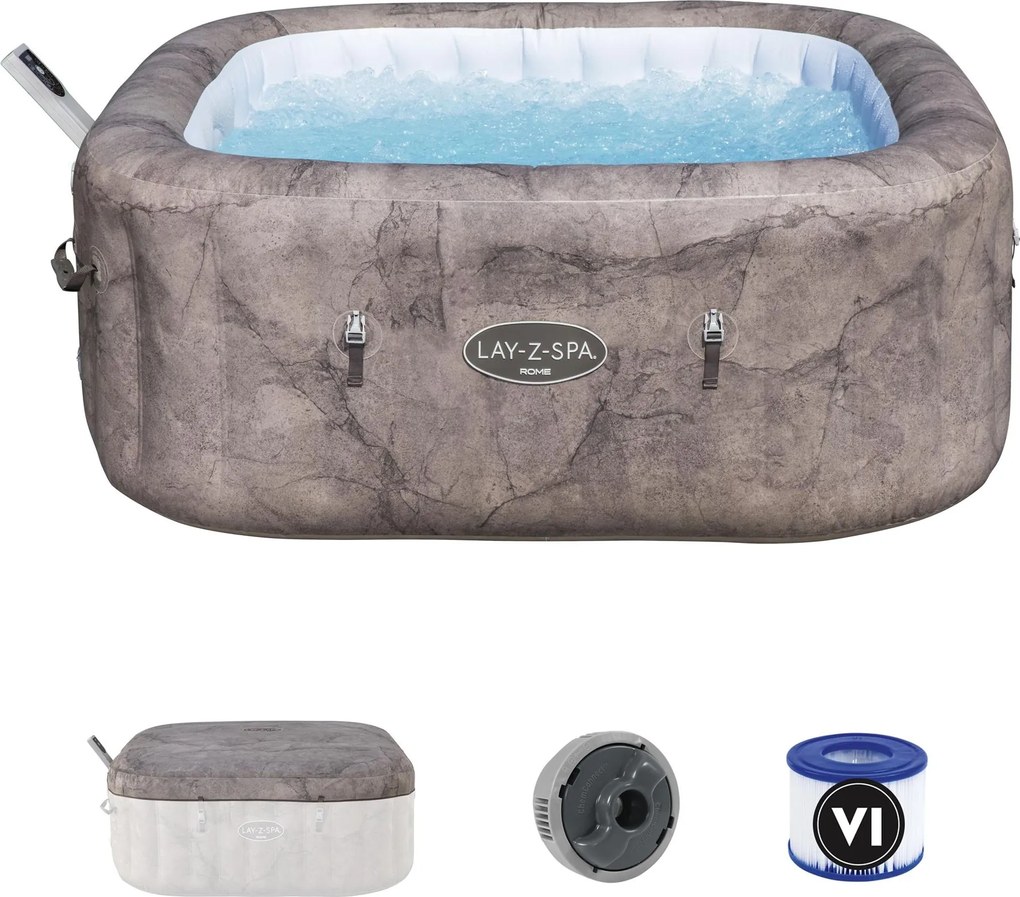Bestway Lay-Z-Spa Rome 6 Maxhold EnergySense Ultra Fit Smart - 4-6 personen - energiezuinig!